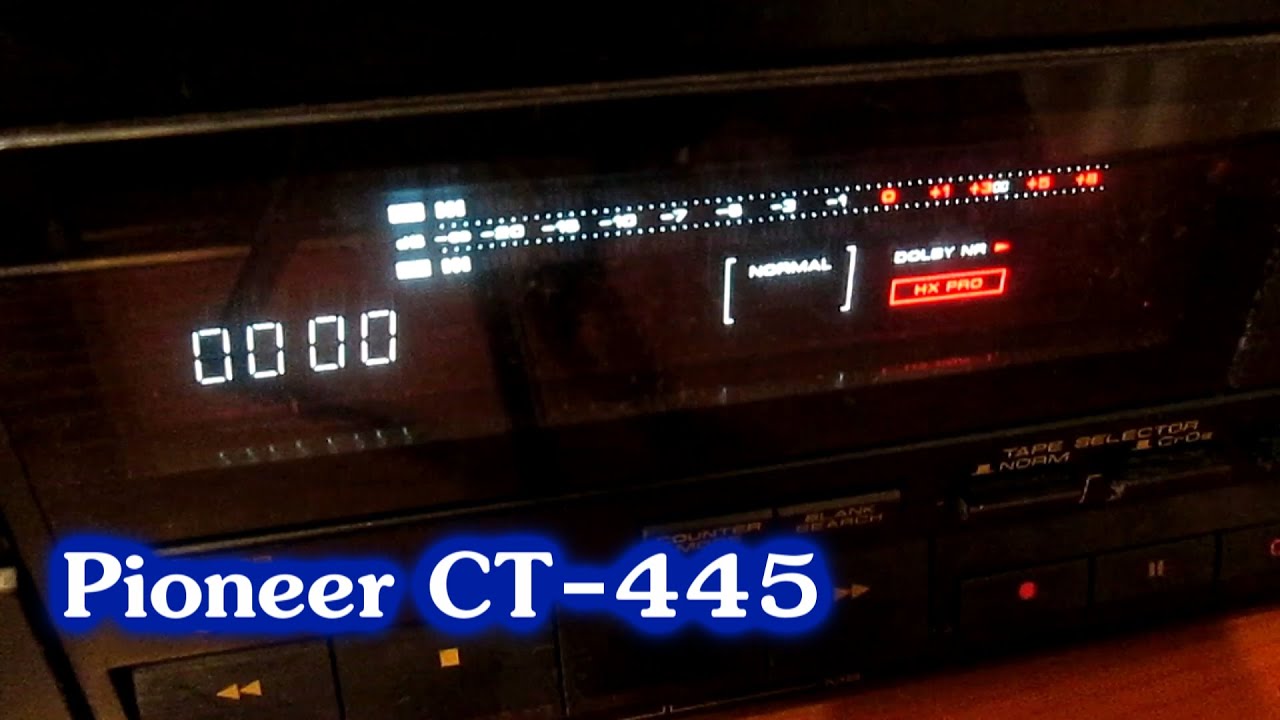 Простой ремонт. Не работает магнитофонная дека Pioneer CT-445.