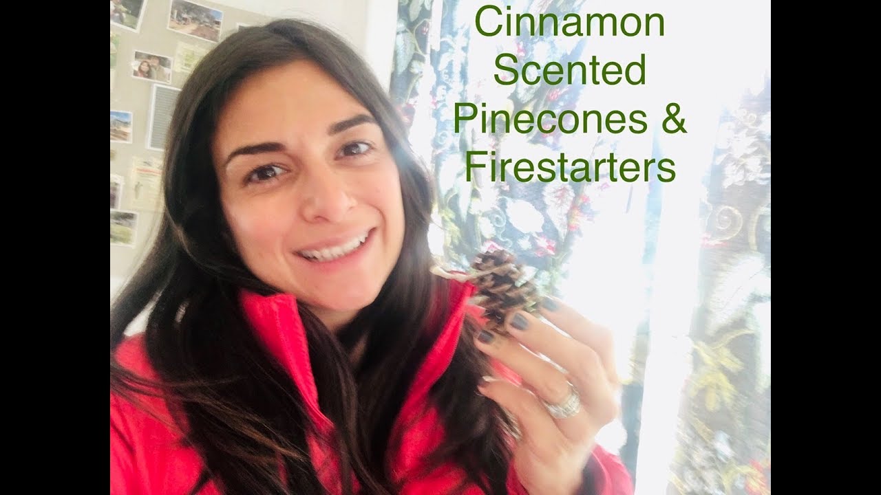 Farmgirl DIY//Cinnamon Scented Pinecone Firestarters 🎁🎄