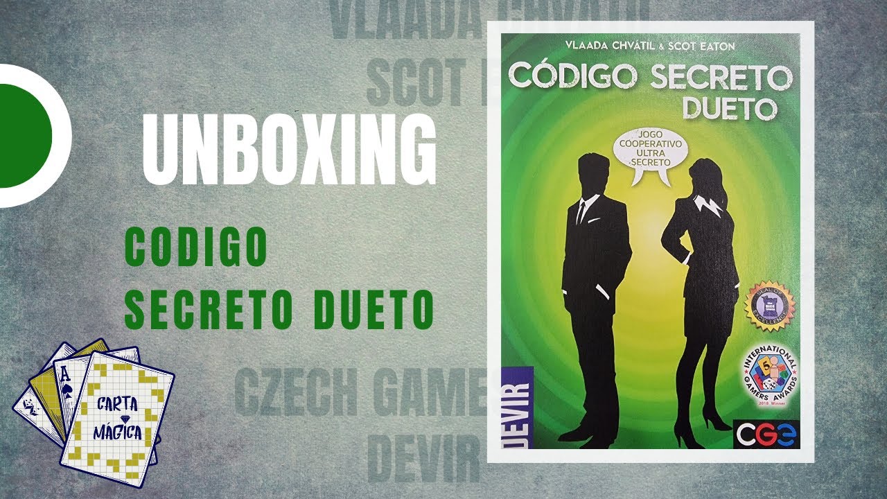 CODIGO SECRETO DUETO | UNBOXING (PORTUGUÊS)