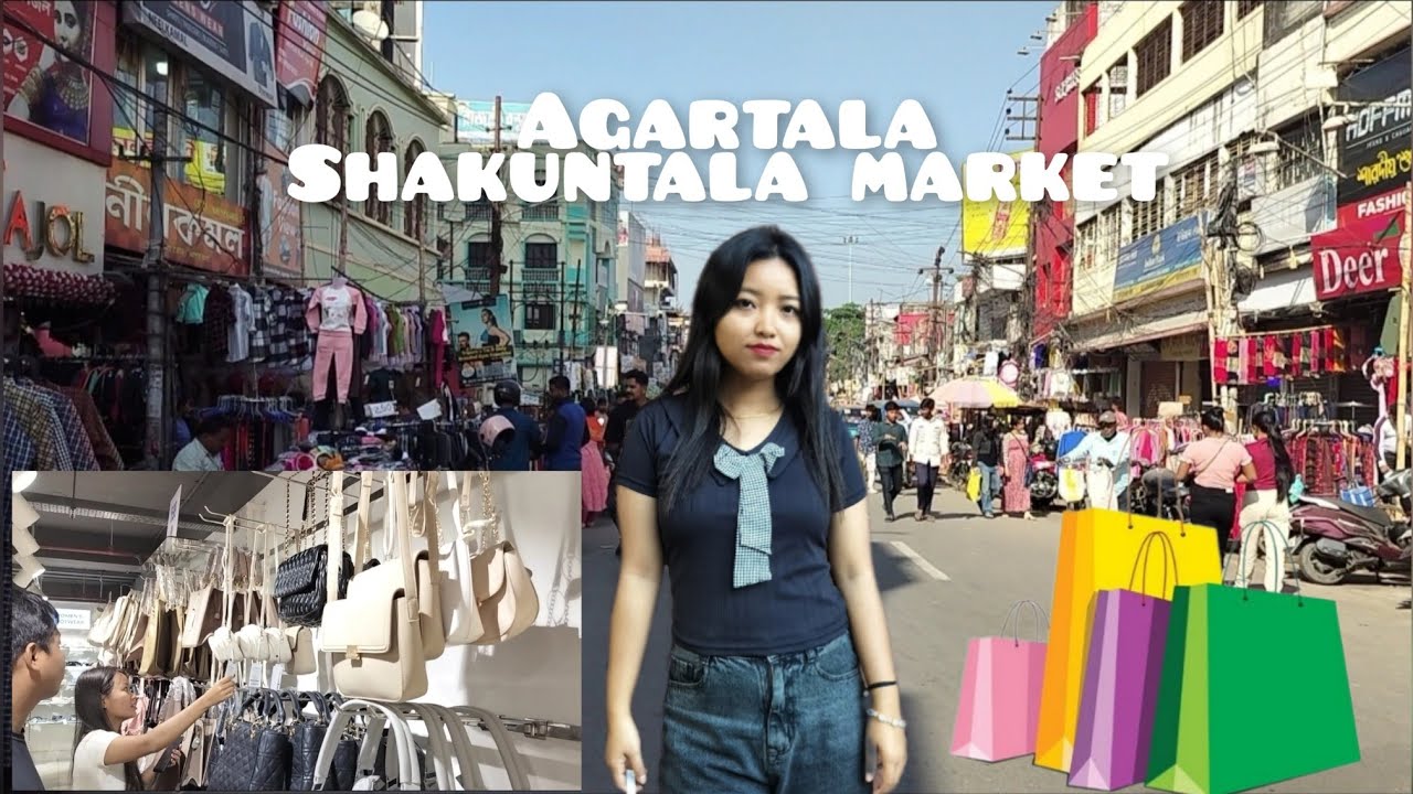 Aaj mai gaye hu / Agartala Shakuntala market / Chand vlog.