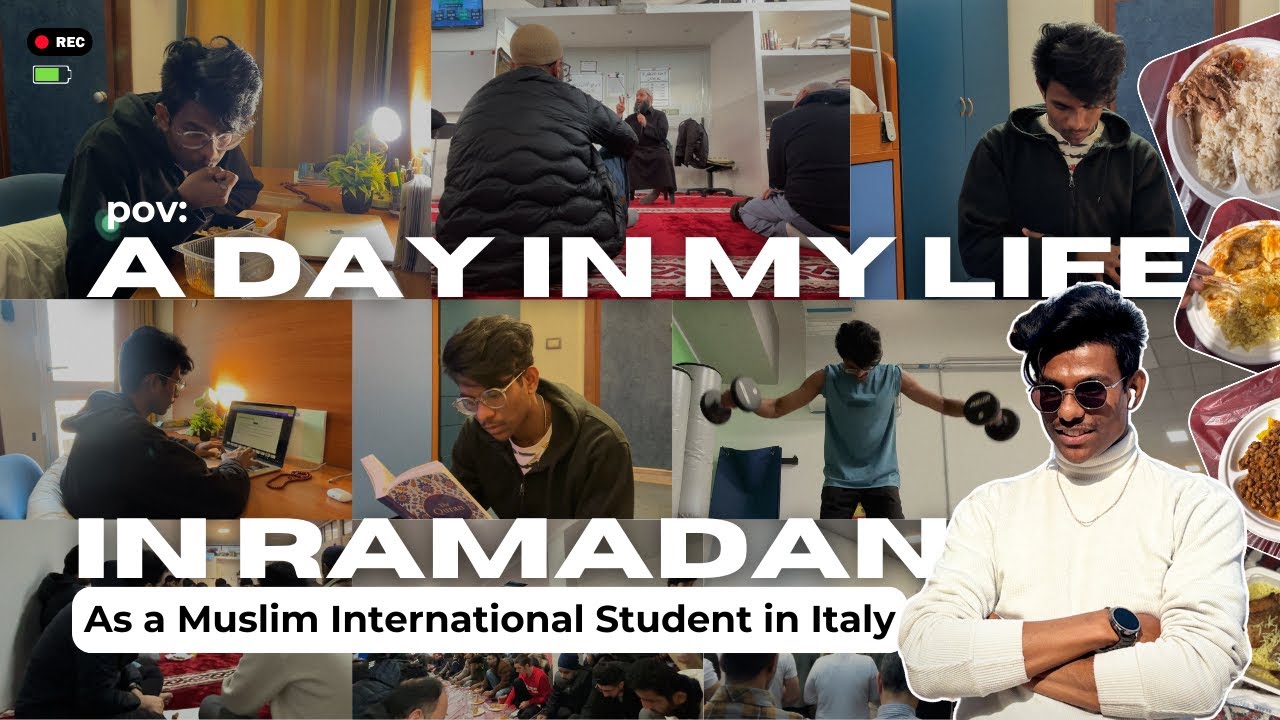 Spending Ramadan in Italy as a Muslim International Student | My Weekend Routine in Italy in Ramadan