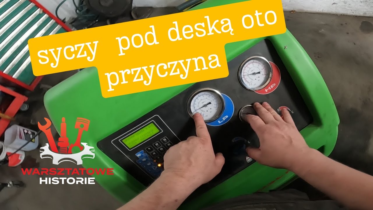 Syczy pod deską # naprawiamy klimę w Mitsubishi lancer