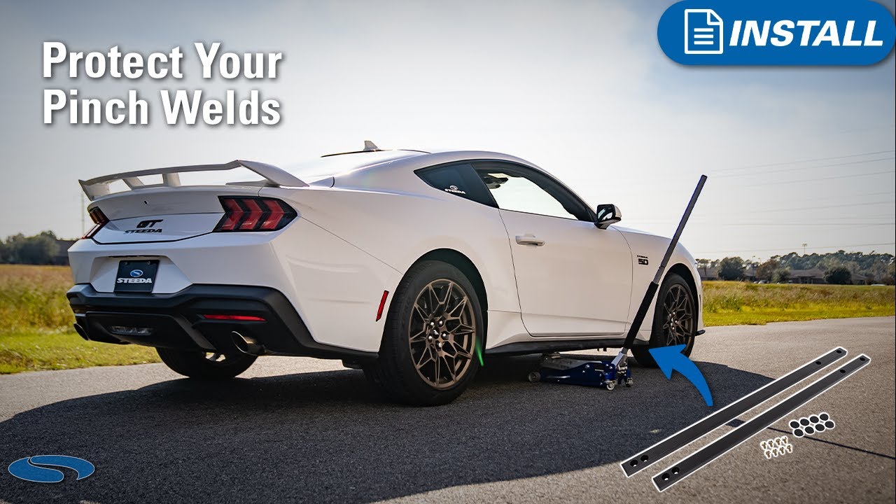 Make Working On Your Mustang Easier with Steeda Jacking Rails! | Review & Install