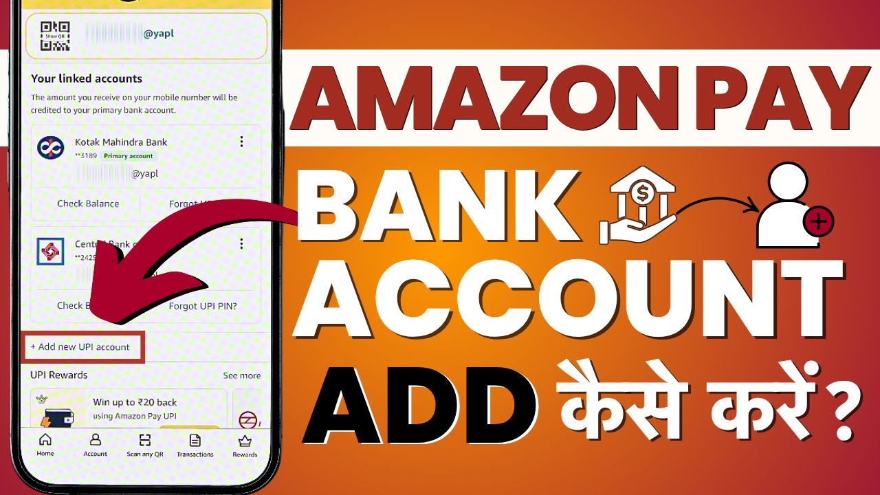 Amazon Pay Me Bank Account Kaise Add Kare 2026 - How to Add Bank Account in Amazon Pay UPI Online?