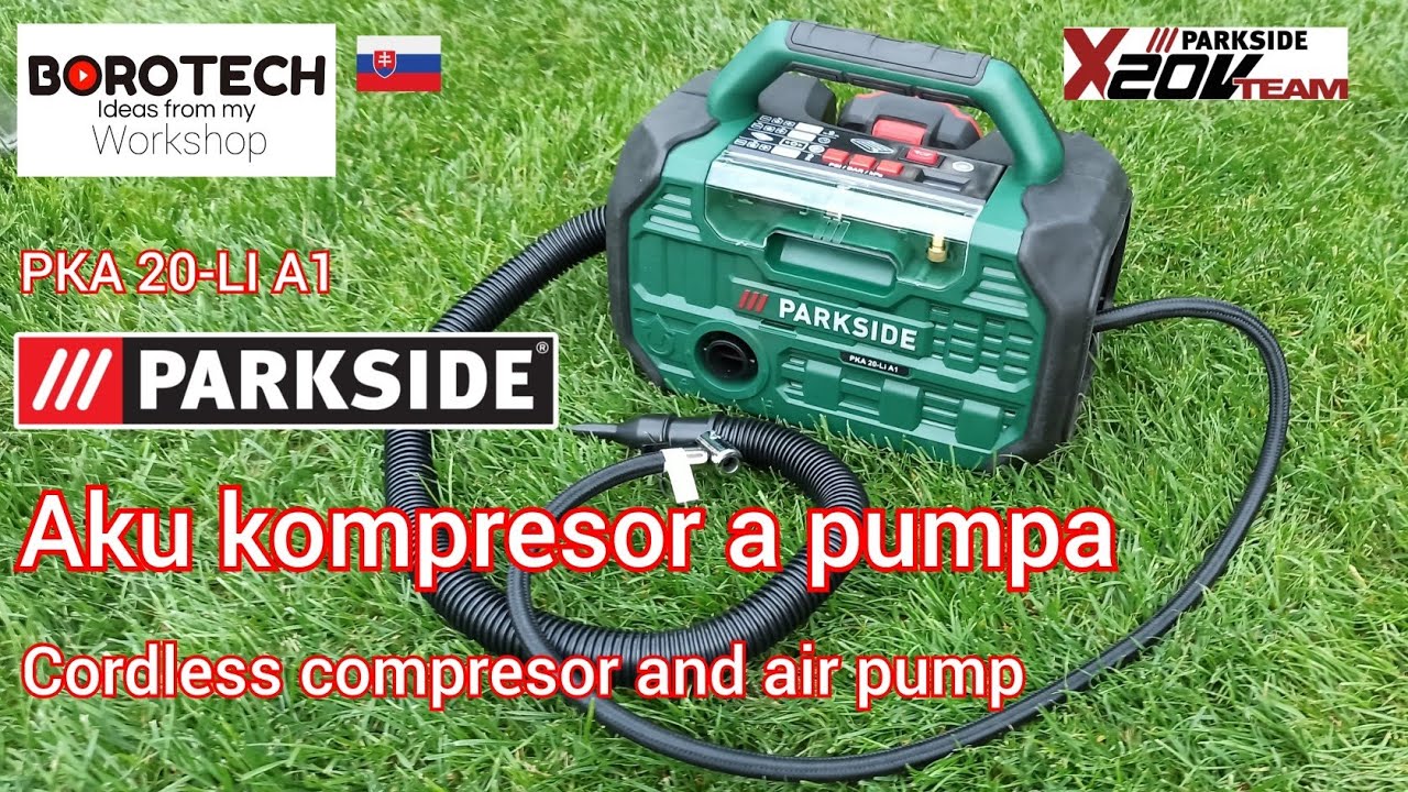 PARKSIDE akumulátorový kompresor a pumpa PKA 20-LI A1    №169
