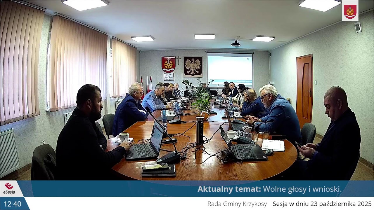 XV Sesja Rady Gminy Krzykosy (kadencja 2024 - 2029)