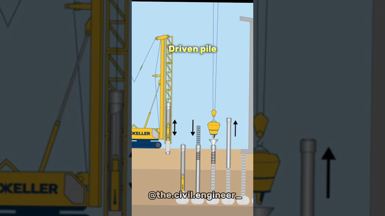 Types of pile foundation classification of pile foundation