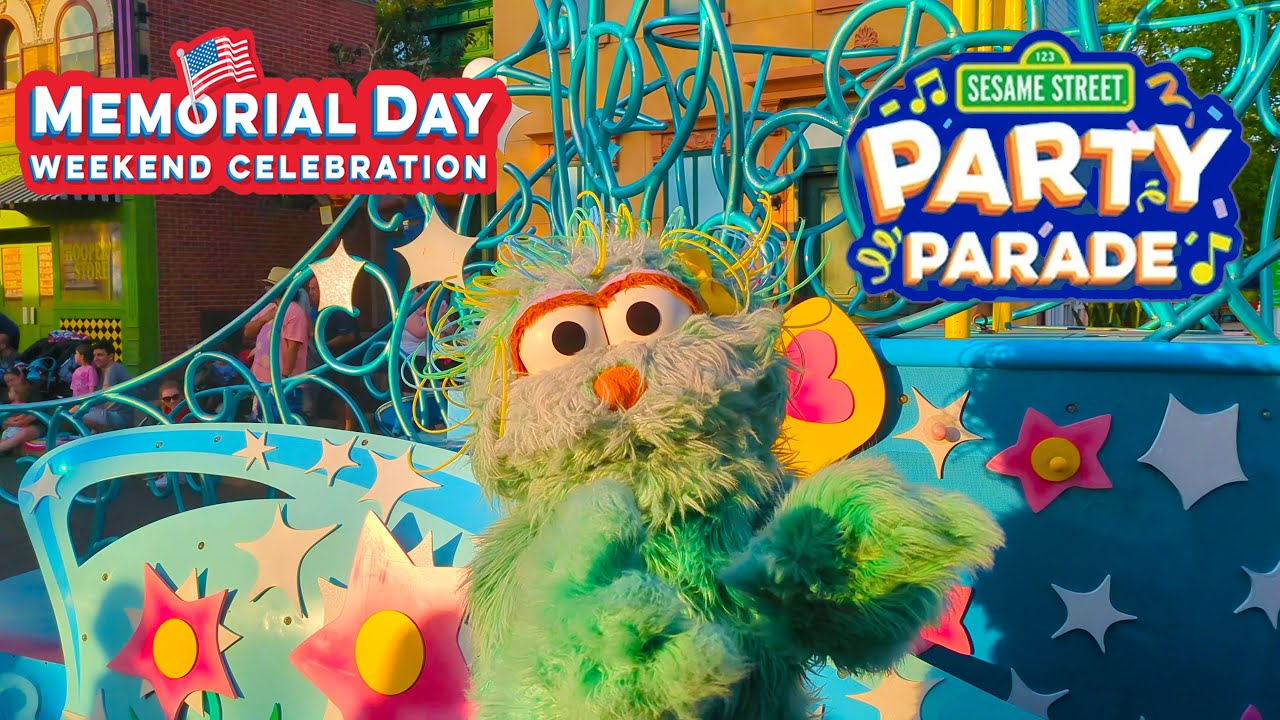 Sesame Street Party Parade | Memorial Day Weekend May 27th 7pm Performance | Sesame Place | 4K