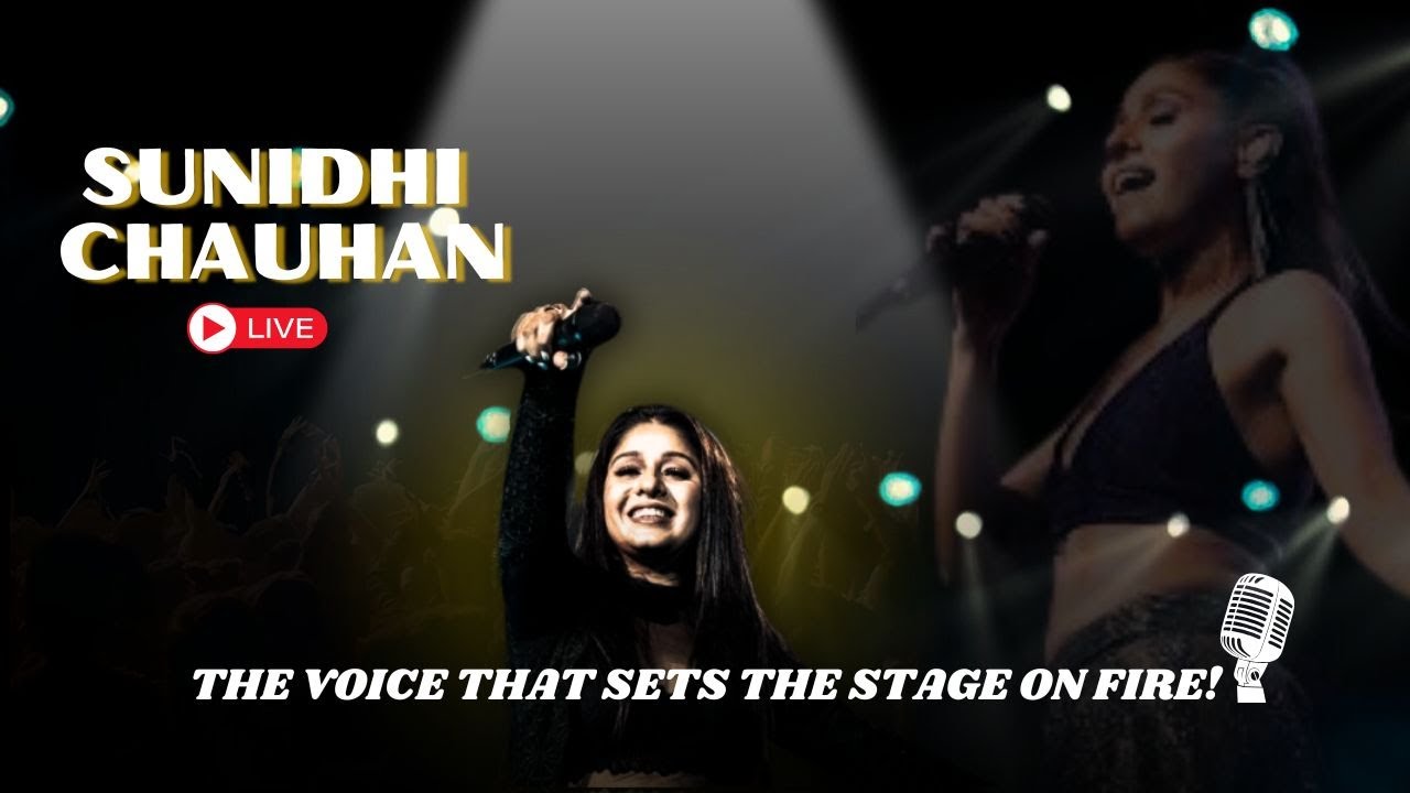 Feel the Thrill, Feel the Music, With the One And Only Sunidhi's Live Concert!