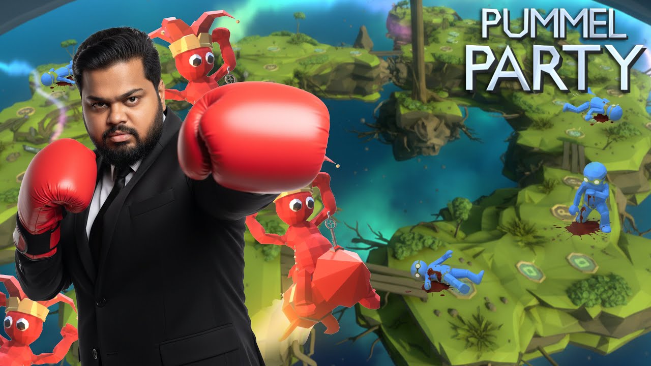 Pummel Party  | Co-Op Game With SRB 🔥 #SRB