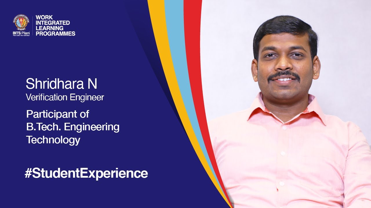 Student Speak | Shridhara N | B.Tech. Engineering Technology for working professionals