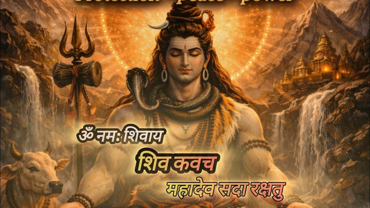 🙏ॐ नमः शिवाय | Shiv Kavach | महादेवः सदा रक्षतु | Powerful Protection Mantra🙏🙏