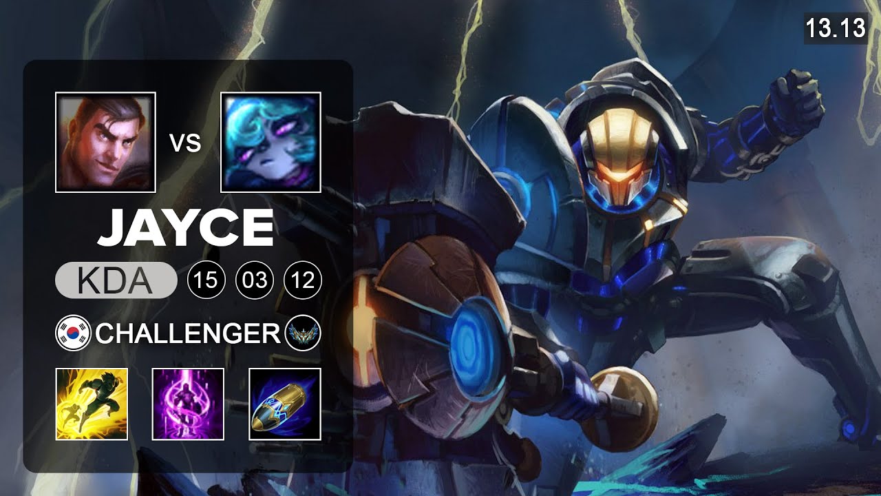 Jayce vs Vex Mid - KR Challenger - Patch 13.13 Season 13