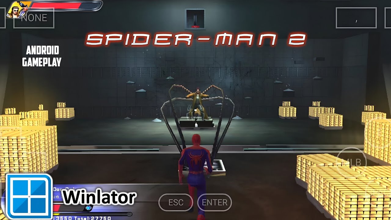 Spider-Man - 2  (2004) Android Gameplay | Winlator Android | Offline | SD-870