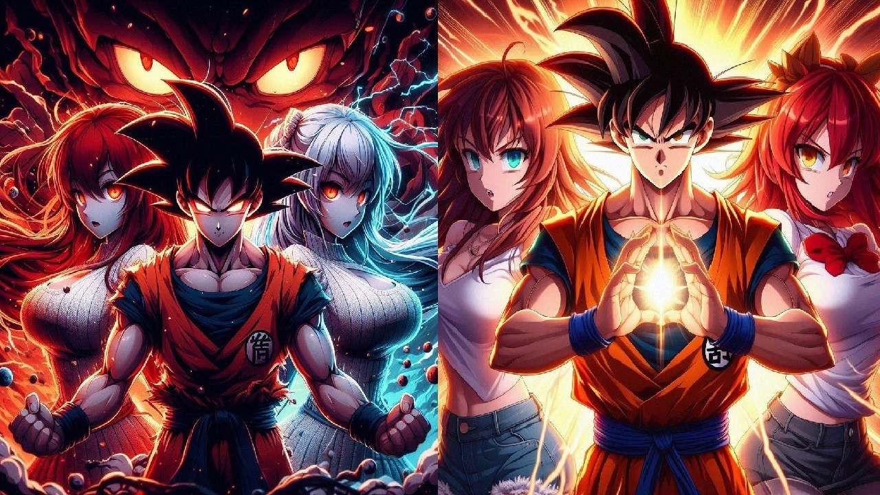 QHPS: Goku en High School DxD. PELÍCULA COMPLETA.