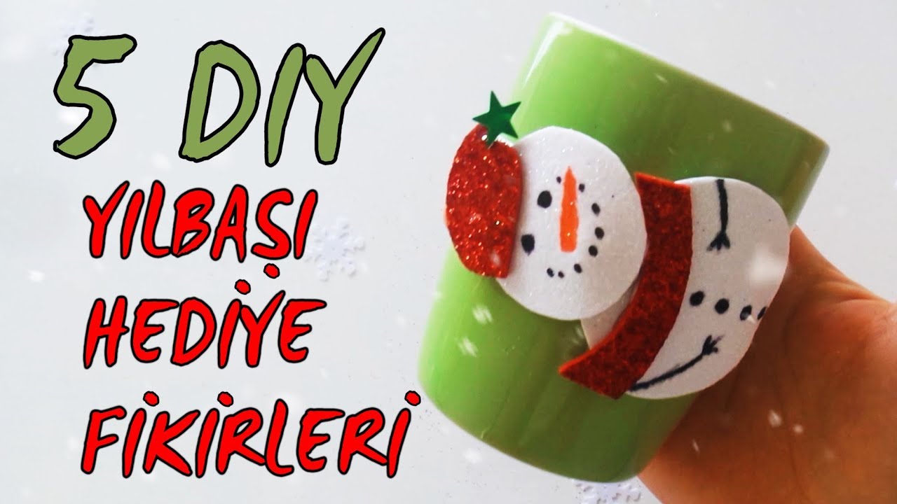 Doğumgünü ve Yılbaşı Hediye | Yılbaşı Hediye Fikirleri | 5 DIY