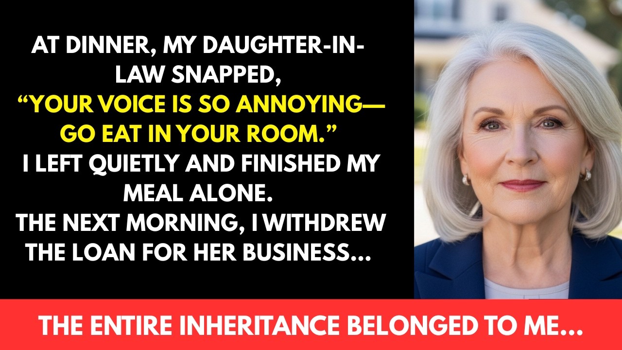 At dinner, my daughter-in-law said: 
