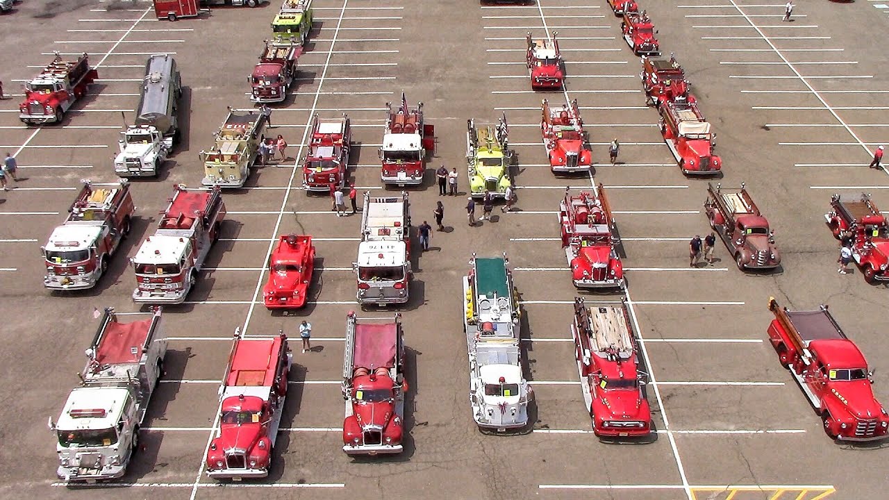 Tri-Counties Fire Association Antique Fire Truck Parade And Muster Jamesburg NJ 6-24-18