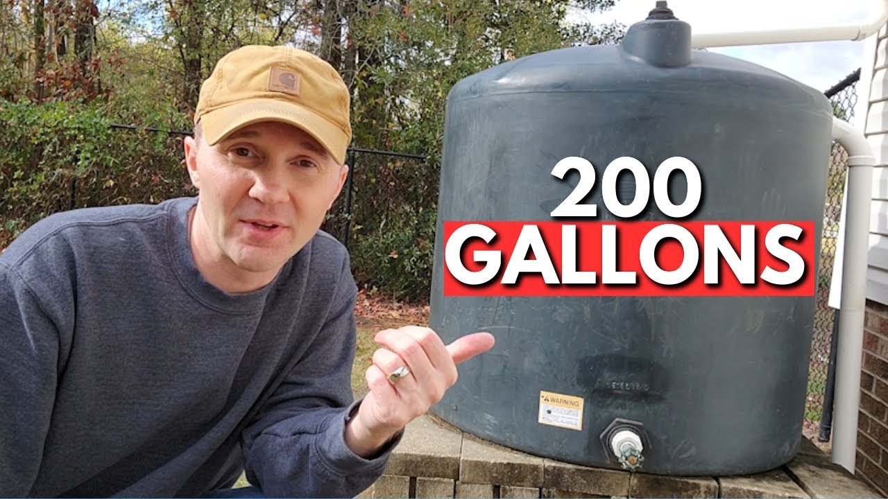 Simple Rain Barrel Setup: 200+ Gallons of Emergency Water