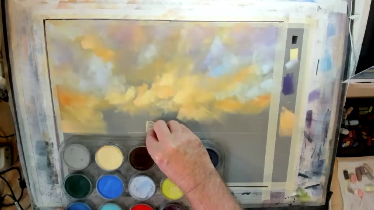 LIVE Demonstration Oct 20th 2020 - Les Darlow Skyscape Painting