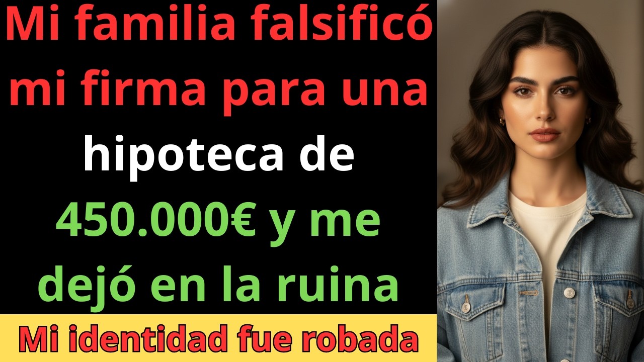 Mi propia familia me robó mi identidad por una hipoteca de 450.000€