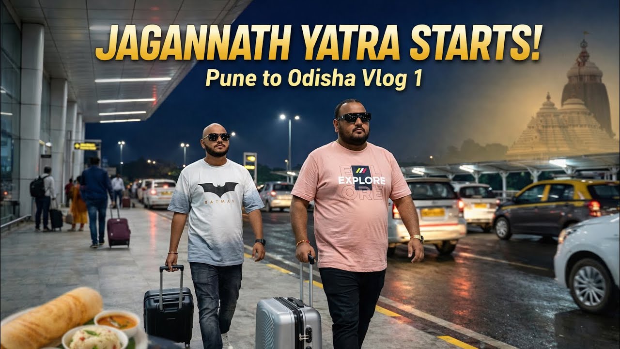 Pune to Jagannath Puri Flight Journey | Odisha Vlog 1