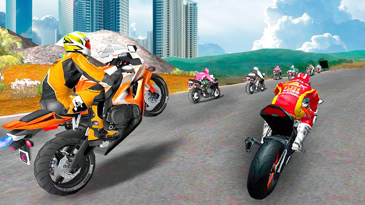 Bike Racing Games - Real Stunt Bike Racing: Heavy Speed Rider - Gameplay Android free games