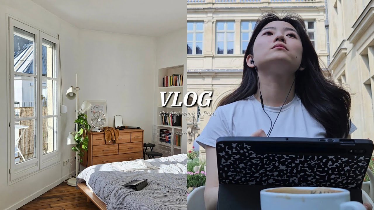 🇨🇵 Paris 파리 브이로그 | 마음에 쏙 든 파리 에어비앤비, 장보고 요리하고 러닝하고 자전거 타고, 카르나발레 박물관 카페, 생마르탱 운하, 라빌레트 야외영화관