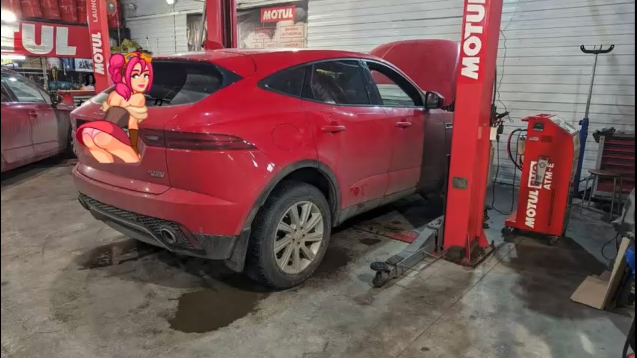 Замена масла в АКПП Jaguar E-Pace ZF 9hp48