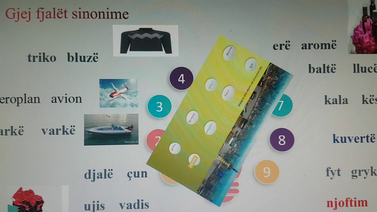 Gjuhë shqipe 3 Sinonimet