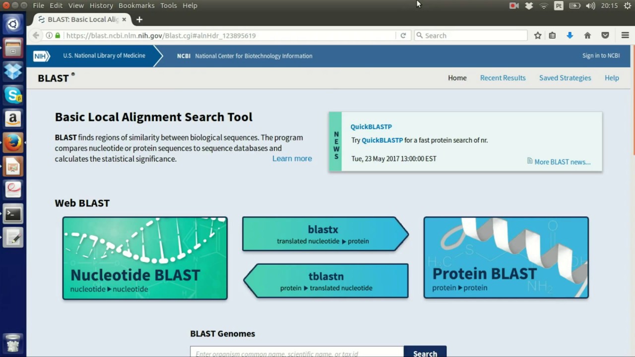Alineamiento de secuencias: BLAST y alineamiento múltiple con Jalview