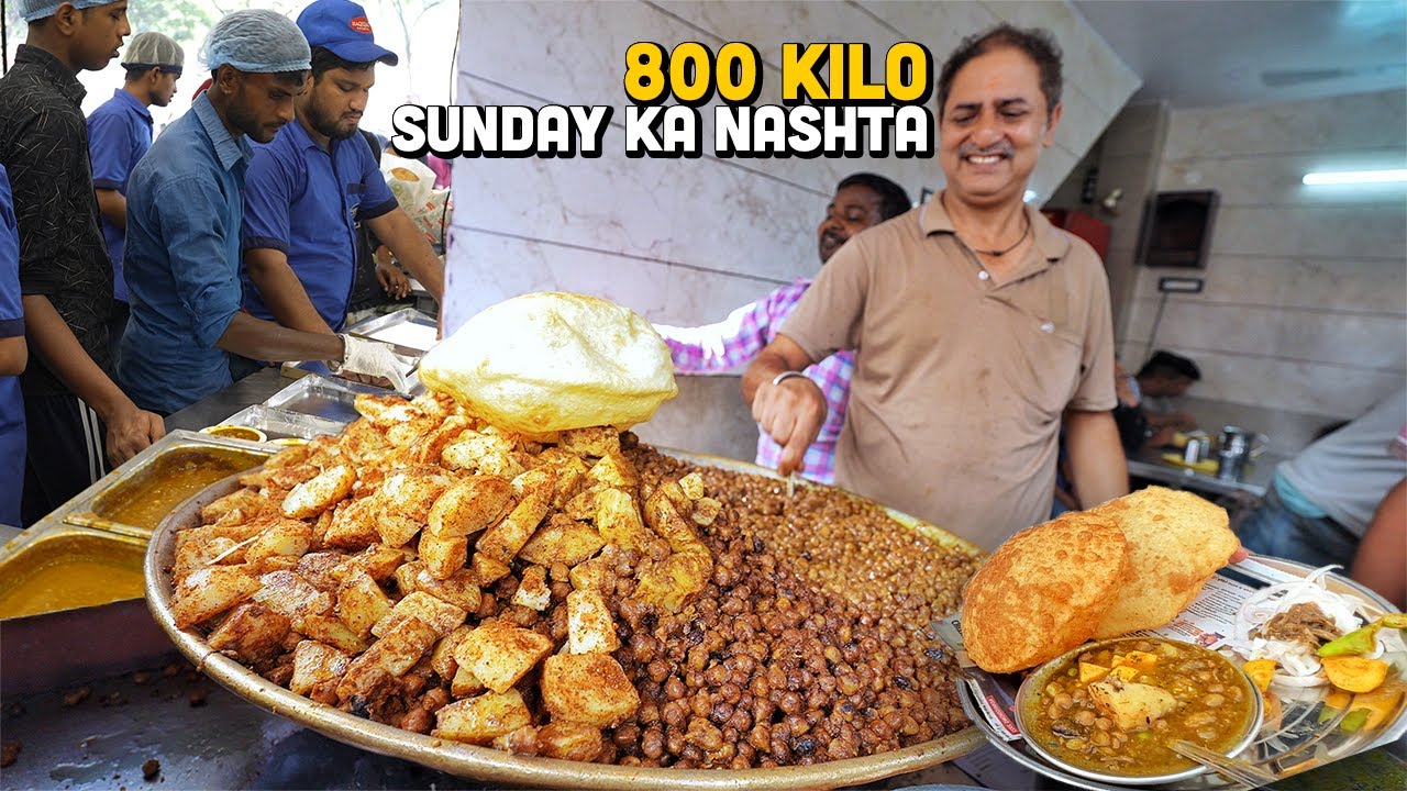 Haqiqat ki Sunday Special Pipal Poori, Rawalpindi Chole Bhature 😍 Indian Street Food Ludhiana