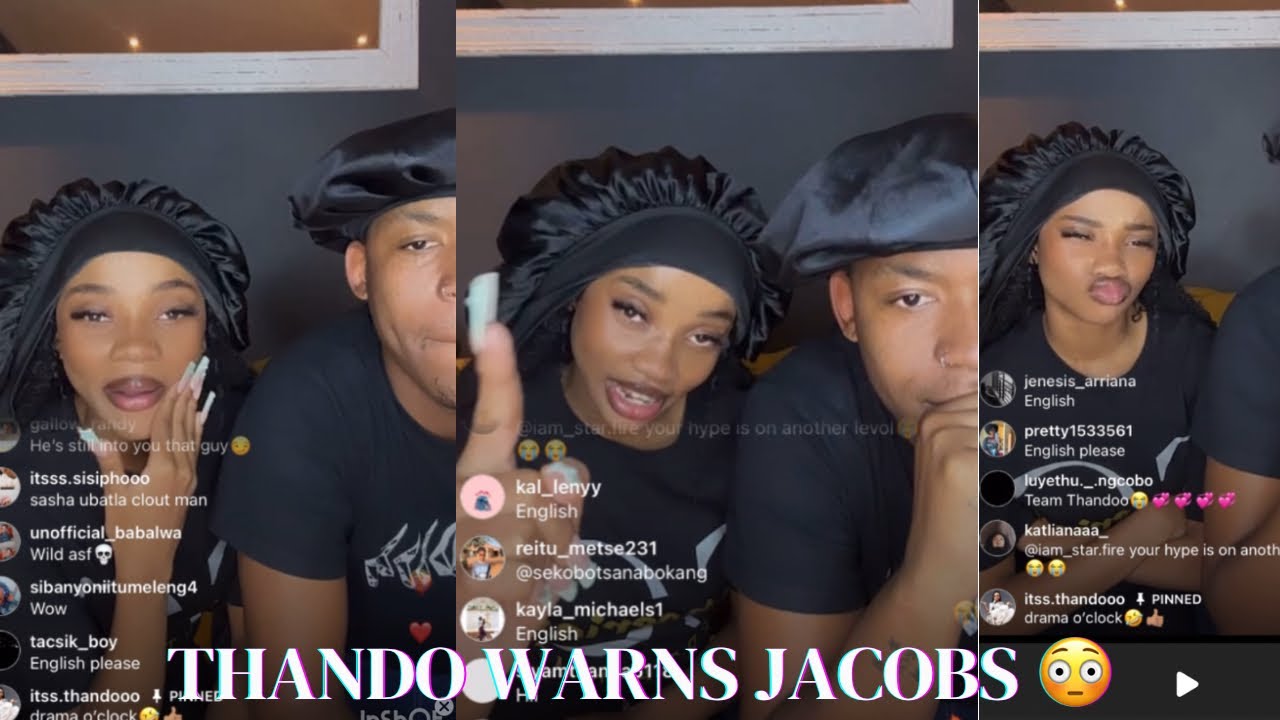 Thando warns Jacobs that whenever she’s sees her it’s going down 😳🫢