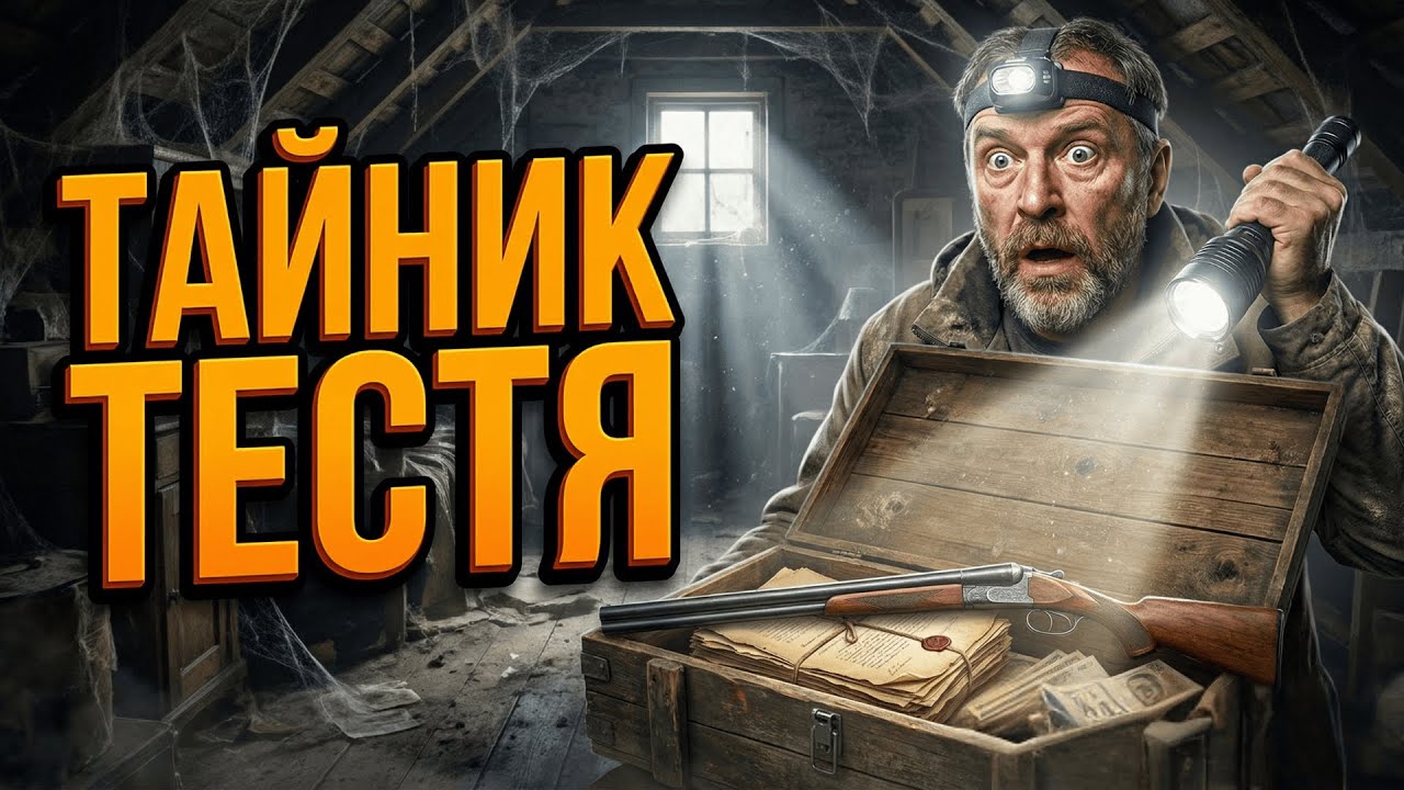Мужик Вскрыл Чердак Дома Тестя, А Там Коробка С Оружием ИЖ-Двадцать Семь И Документами На Миллионы