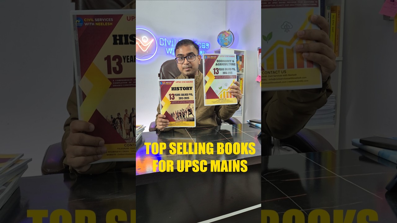 🔥UPSC MAINS THEMEWISE PYQ &ndash; 13 Years Complete Solution | #PYQ #mains #books #neeleshsir #shortvideo
