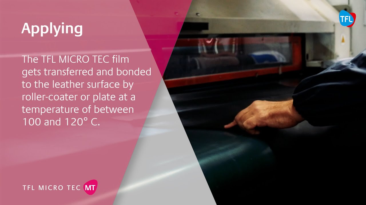 This happens at a Finishing tannery using TFL MICRO TEC