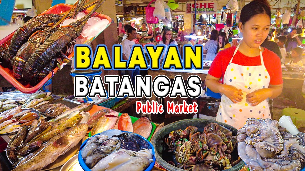 Walking Tour in Beautiful Town of BALAYAN BATANGAS and Public Market