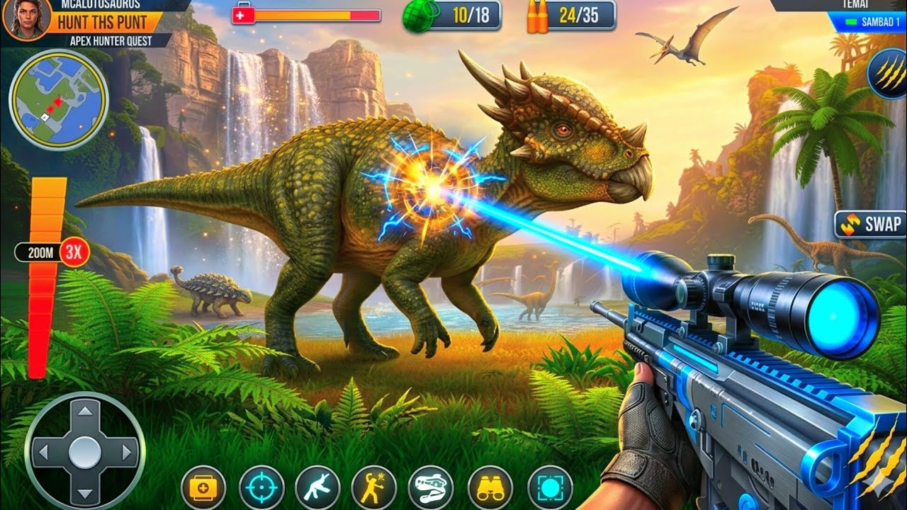 Wild Animal Hunter 3D: Epic Dinosaur Hunting Adventure 🦖🥸|New 2026 Update Gameplay #84
