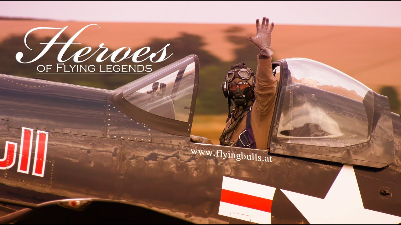 Heroes of Flying Legends. Duxford. High quality sound!