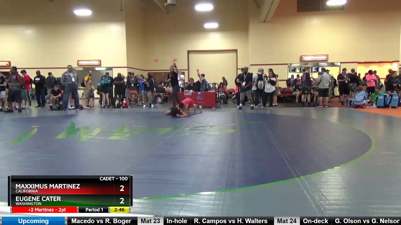Cadet 100 Maxximus Martinez California Vs Eugene Cater Washington