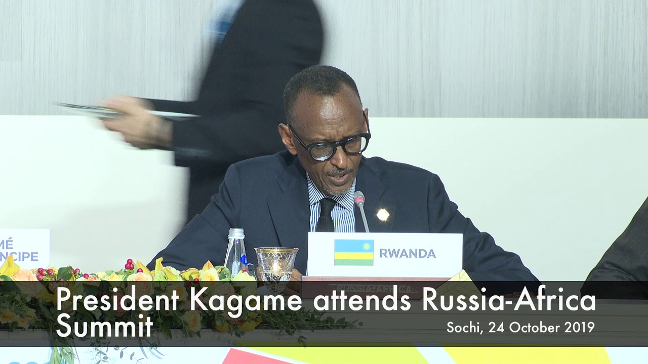 President Kagame attends Russia Africa Summit | Sochi, 24 October 2019
