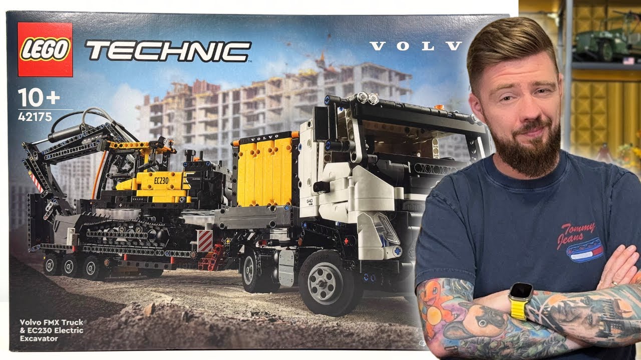CIĘŻAR&Oacute;WKA VOLVO FMX I KOPARKA EC230 ELECTRIC 🚛 LEGO TECHNIC 42175 RECENZJA
