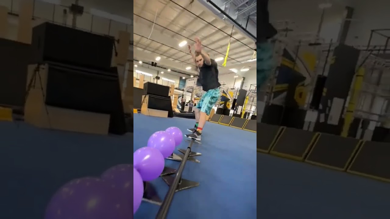 Balloon Pop Cpompilation 🤯#tricking #tumbling #funny #cheer #trampoline