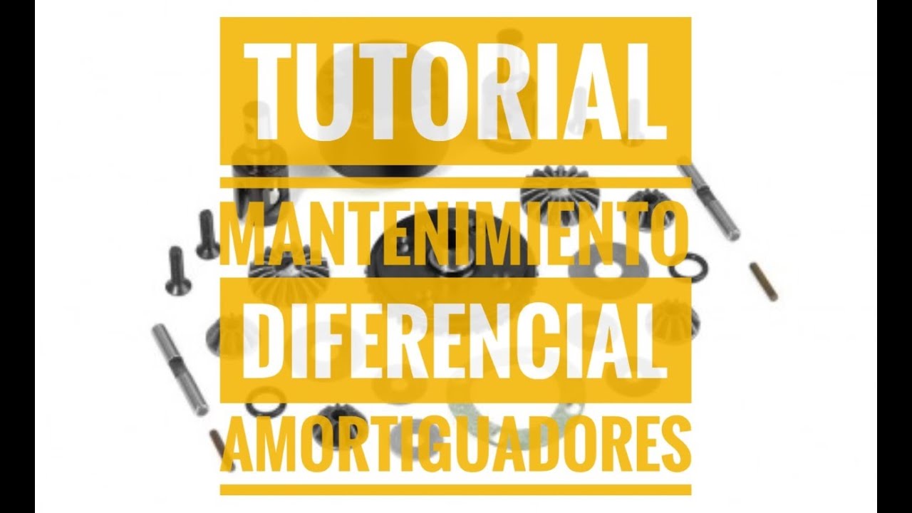 mantenimiento diferencial y amortiguadores de buggy 1:8 TT