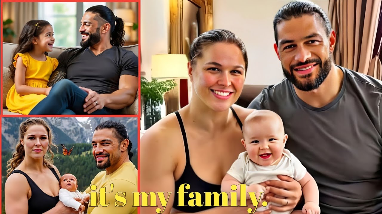 Roman Reigns and Ronda Rousey famille। Now they are starting their own family together.
