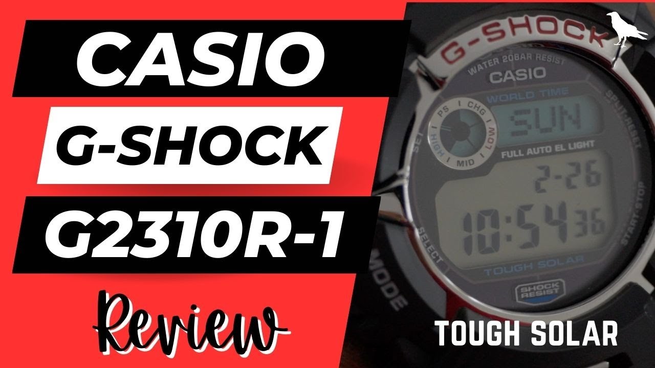 Обзор часов CASIO GSHOCK G2310R-1 