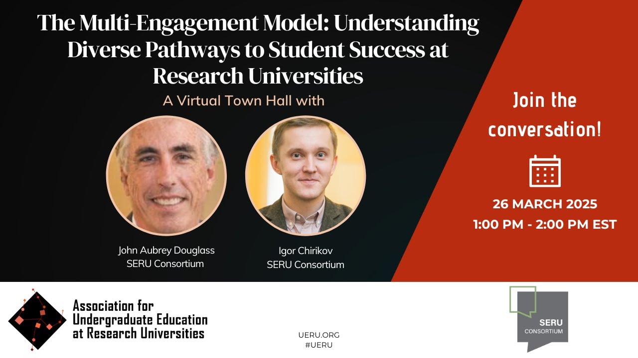Town Hall on the Multi-Engagement Model: Understanding Diverse Pathways to Student Success