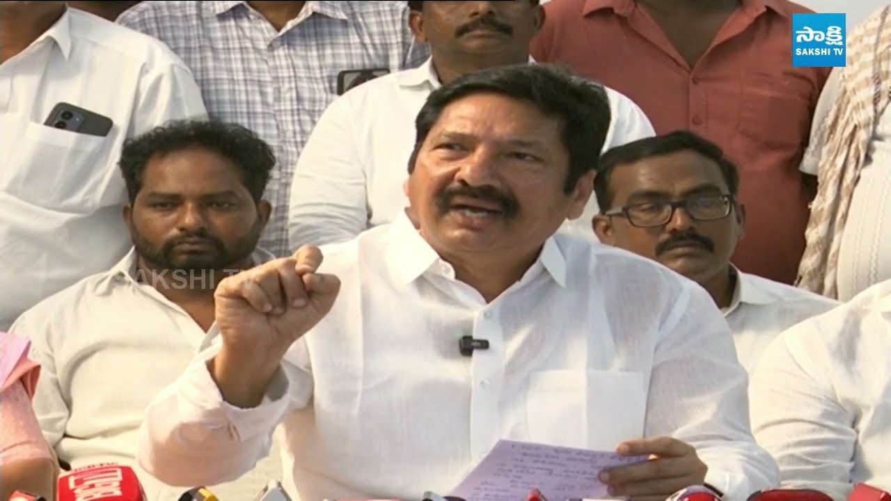 Jogi Ramesh Reacts On His Son Rajeev Issue |@SakshiTVLIVE