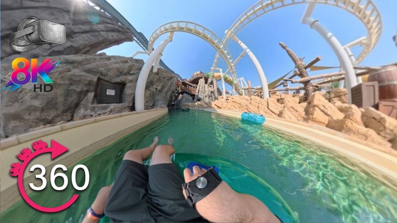360°  Al Raha Lazy River at Yas Waterworld Abu Dhabi