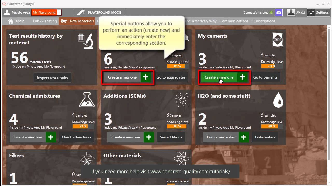 Learn it in 1 minute: Raw Materials Dashboard